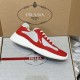 Patent leather and technical fabric Prada America's Cup sneakers