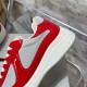 Patent leather and technical fabric Prada America's Cup sneakers