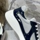 Patent leather and technical fabric Prada America's Cup sneakers