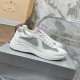 Patent leather and technical fabric Prada America's Cup sneakers