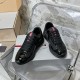 Patent leather and technical fabric Prada America's Cup sneakers