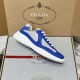 Patent leather and technical fabric Prada America's Cup sneakers