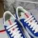 Patent leather and technical fabric Prada America's Cup sneakers