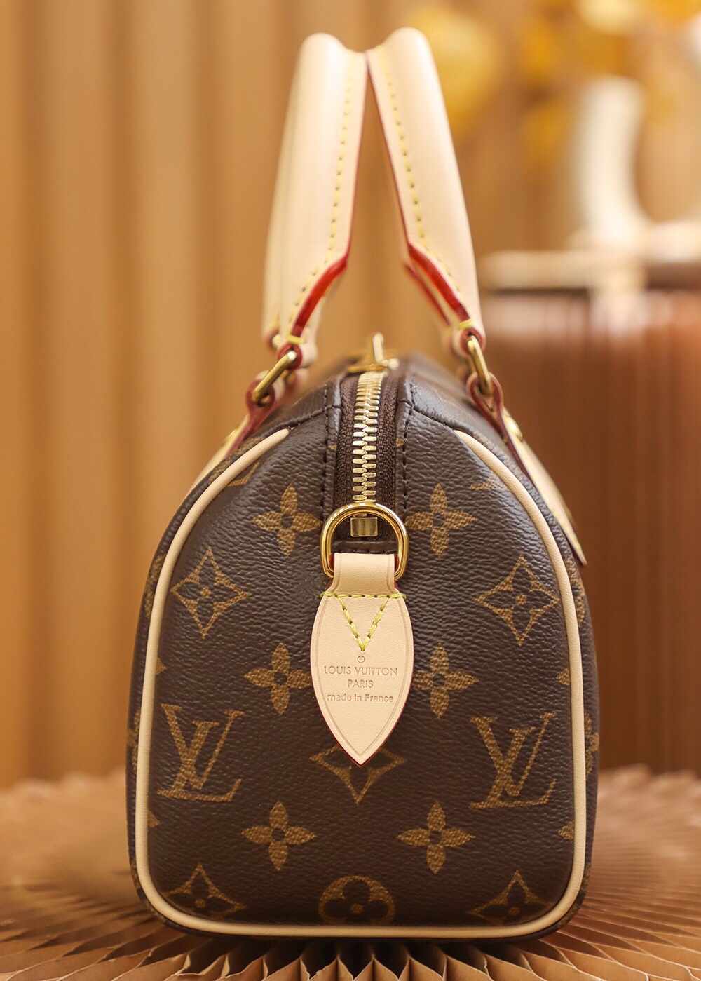 Lv Monogram Speedy Bandouliere 20 Handbag Brown