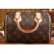 Lv Monogram Speedy Bandouliere 20 Handbag Brown