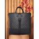 Lv Saumur Tote Monogram Eclipse Canvas