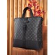 Lv Saumur Tote Monogram Eclipse Canvas