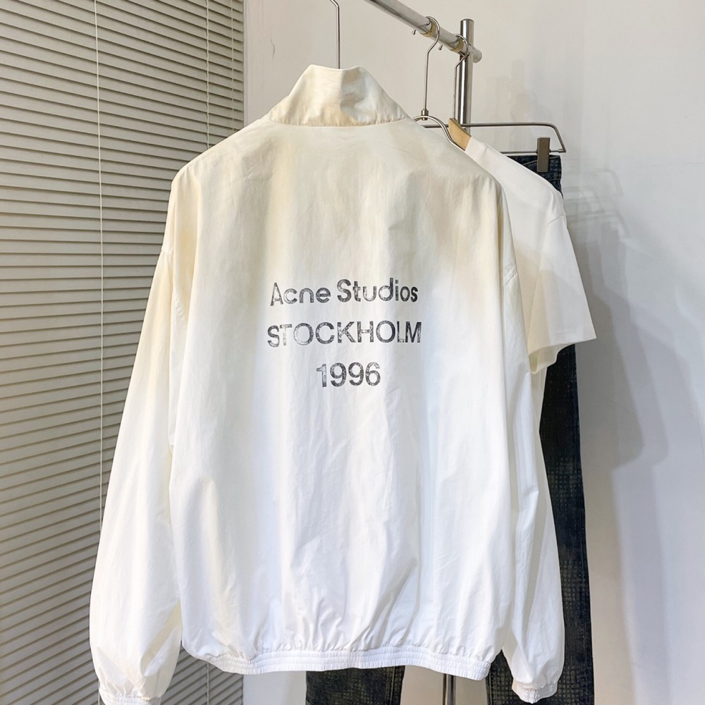 Acne Studio Logo zipper jacket