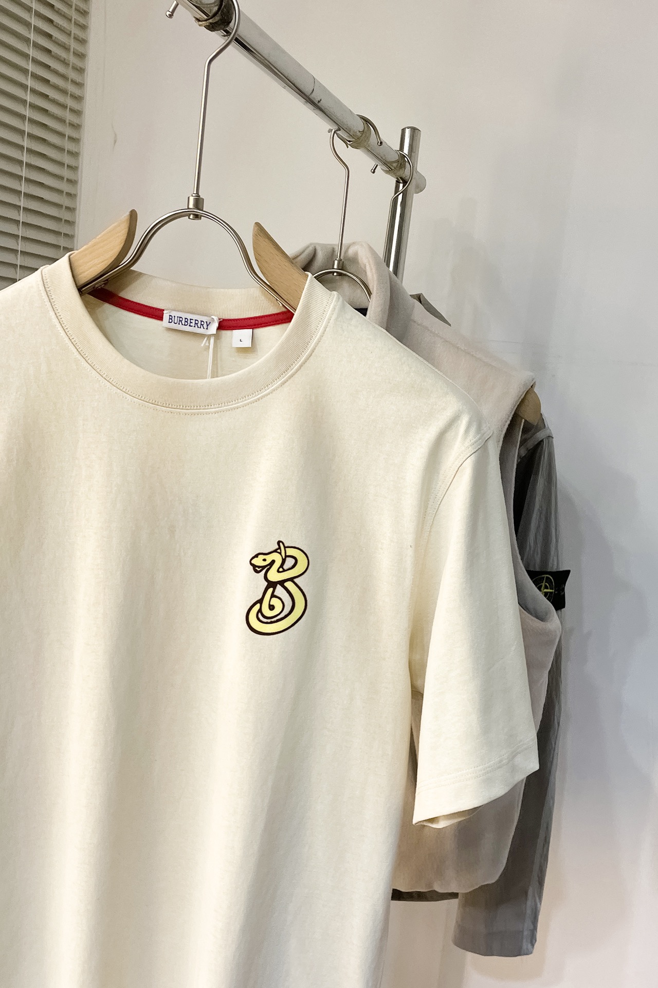 Burberry Snake Cotton T-shirt