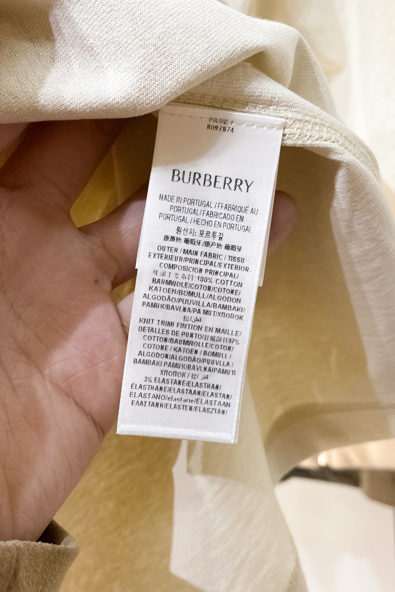 Burberry Snake Cotton T-shirt