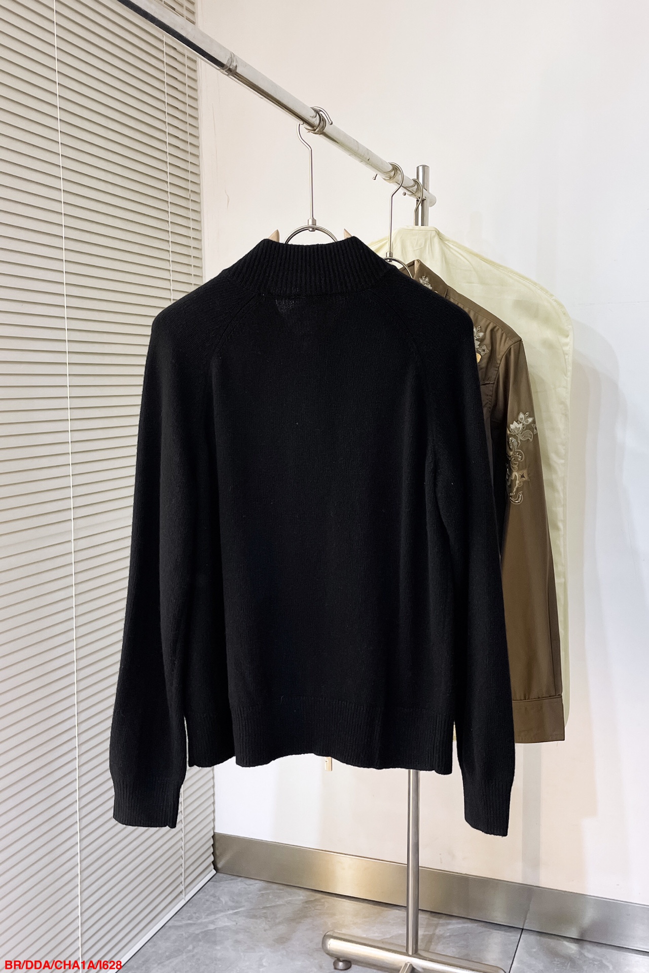 Burberry Shield Wool Blend Bomber Jacket