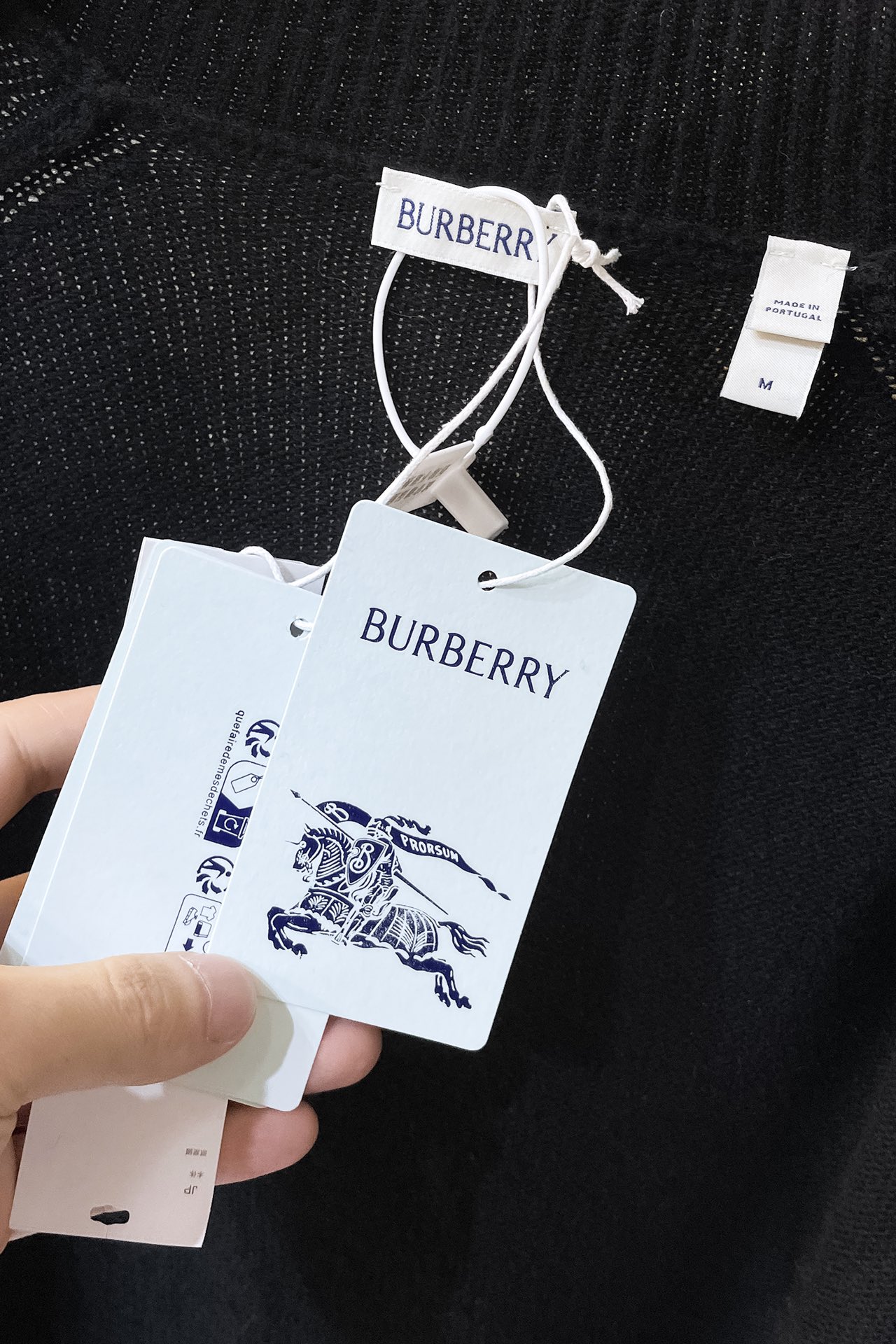 Burberry Shield Wool Blend Bomber Jacket