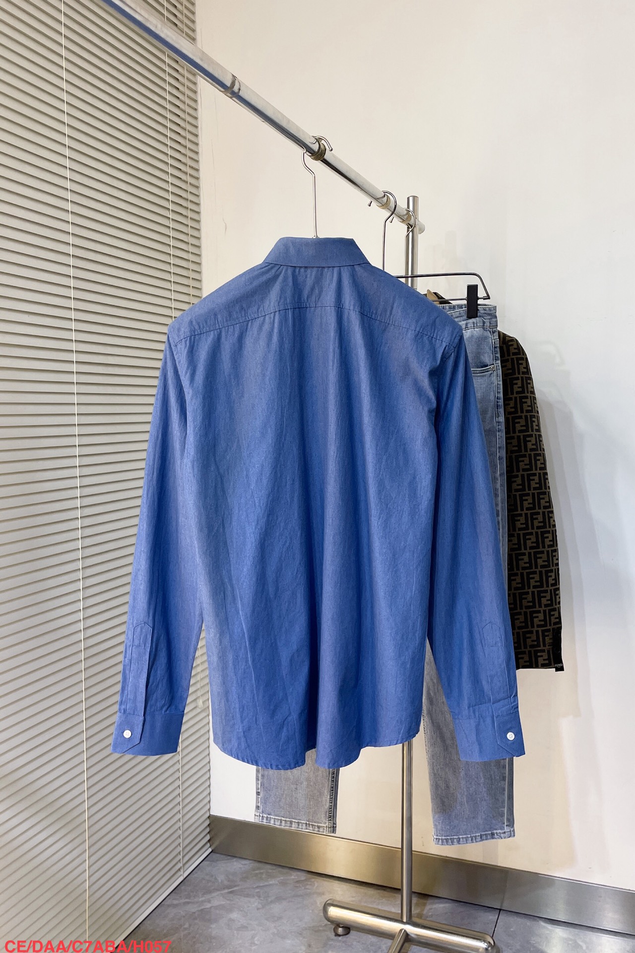 Celine loose shirt in chambray cotton